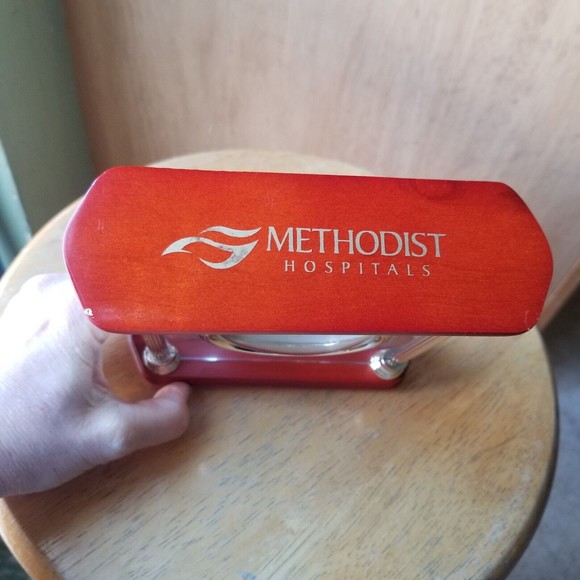 Brookwood Quartz Alarm Analog Clock Carriage Style Methodist Hospital Promo - Picture 2 of 12